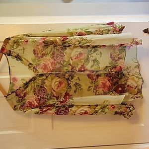 Soft Surroundings floral blouse